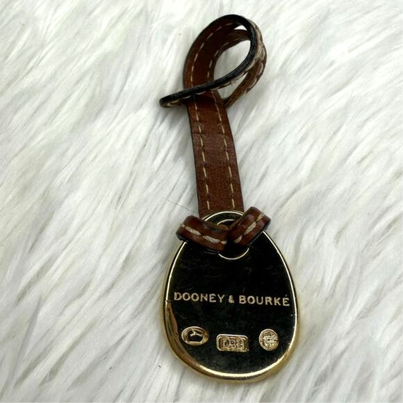 1" DOONEY & BOURKE Orange Duck Brown Bag Charm - Picture 2 of 2